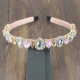 Crystal Flower Hairband Rhinestone Headbands For Women Party