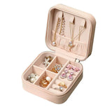 Small Jewelry Box Women Travel Portable Leather Bag