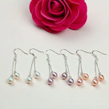 Long Chain Pearl Tassel Earrings Bridal Wedding Jewelry Gift