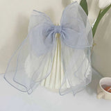 Large Bow Hairpin Organza Bow Barrette Women Hair Accessories