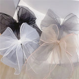 Large Bow Hairpin Organza Bow Barrette Women Hair Accessories