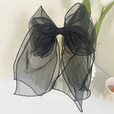 Large Bow Hairpin Organza Bow Barrette Women Hair Accessories