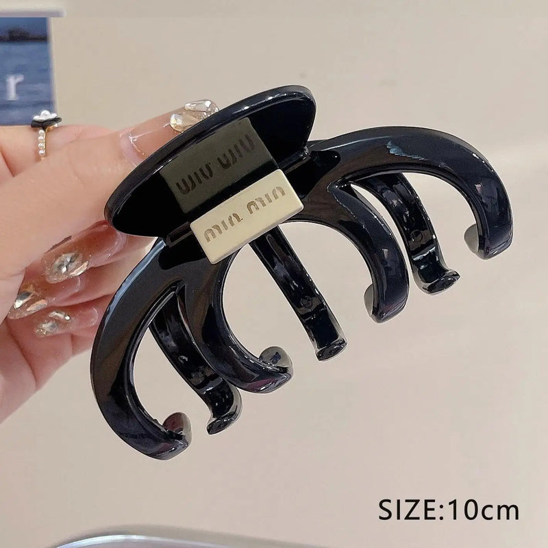 Acrylic Hair Clips Women Ponytail Holder Hairpins Hairgrips Barrette
