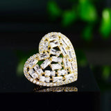 Zircon Small Brooch Collar Pin Clothing Accessory