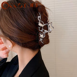Vintage Geometric Hair Claw Clips - Hair Accessories