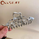 Vintage Geometric Hair Claw Clips - Hair Accessories