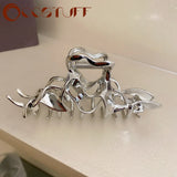 Vintage Geometric Hair Claw Clips - Hair Accessories