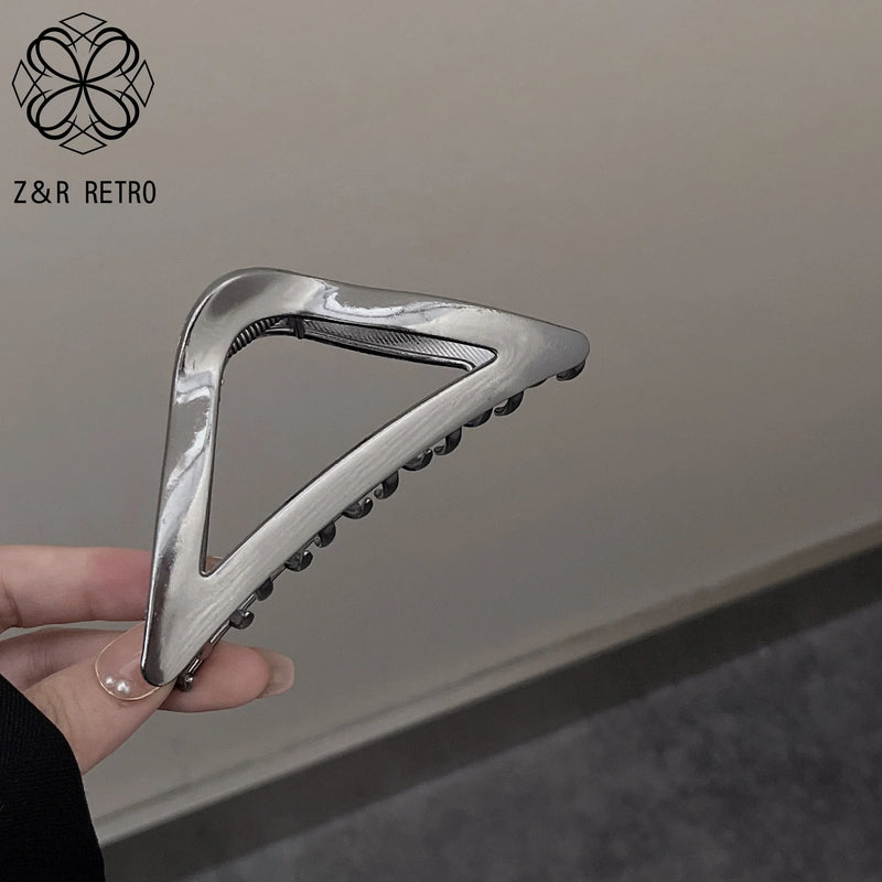 Metal Triangle Hair Claw Clip Hair Catches Hair Clips Hair Accessories