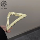 Metal Triangle Hair Claw Clip Hair Catches Hair Clips Hair Accessories
