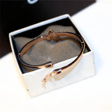 Micro Inlaid Letter V Bracelet Wedding Women Jewelry