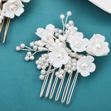 Pearl Hair Combs Hairpins Clips Wedding Hair Styling Accessories