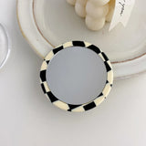 Small Round Acetic Plate Mirror for Daily Make-Up