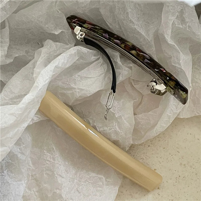 Acetic Acid Hairpin Flower Clip, Retro 8.5cm, Spring Hair Accessories