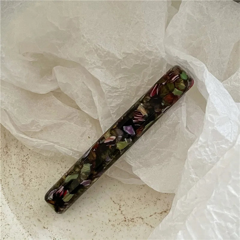 Acetic Acid Hairpin Flower Clip, Retro 8.5cm, Spring Hair Accessories