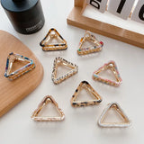 Retro Triangle Hollow Hair Clip Claw Acetate Hair Accessories