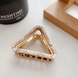 Retro Triangle Hollow Hair Clip Claw Acetate Hair Accessories