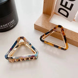 Retro Triangle Hollow Hair Clip Claw Acetate Hair Accessories