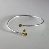Leaf Bracelet Silver 925 Women's Jewelry Wild Charm