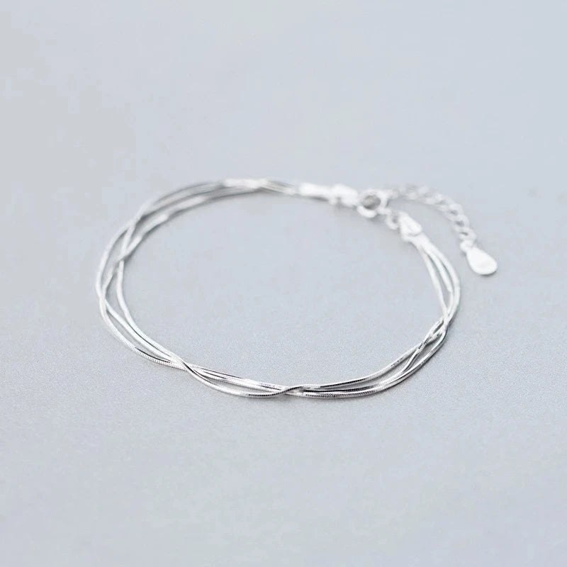 Stylish 925 Silver Women's Bracelet