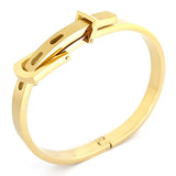 Stainless Steel Bracelet Women Charm Bangles Adjustable Buckle