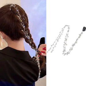 Star Charm Hair Clips for Women Girls Bride Wedding Party Hair Bands Tiara