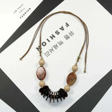 Acrylic Round Beads Chain Necklace for Women