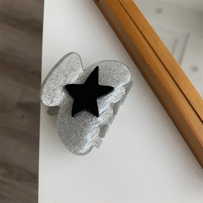 Sweet Star Hair Claws Hot Girls Pentagram Hair Clips