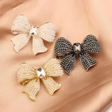 Pearl Bow Brooch High-end Accessories
