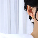 Pearl Earrings For Women Wedding Delicate Gift