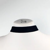 Gothic Soft Velvet Choker Necklace Women's Neck Jewelry