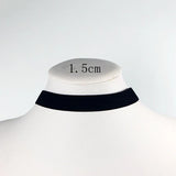 Gothic Soft Velvet Choker Necklace Women's Neck Jewelry
