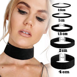 Gothic Soft Velvet Choker Necklace Women's Neck Jewelry