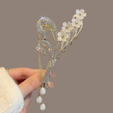 Crystal Pearl Metal Hair Claws Girls Hair Accessoires
