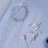 Fringe Crystal Bride Wedding Dress Headwear Hairpin