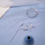 Fringe Crystal Bride Wedding Dress Headwear Hairpin