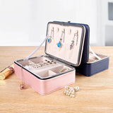 Multi-Function PU Leather Jewelry Box for Girls