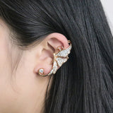 Gothic DIY Bat Ear Clips Vintage Earrings