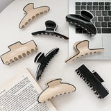 Geometric Claw Clip for Women Large Acrylic Shark Catches Clamp