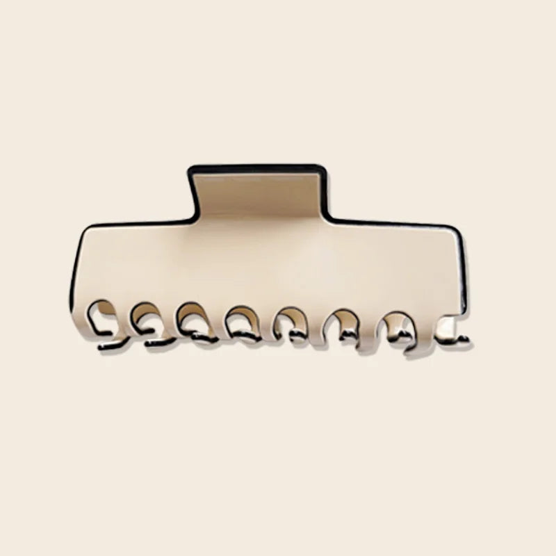 Geometric Claw Clip for Women Large Acrylic Shark Catches Clamp