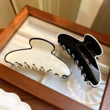 Geometric Claw Clip for Women Large Acrylic Shark Catches Clamp