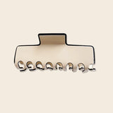 Geometric Claw Clip for Women Large Acrylic Shark Catches Clamp