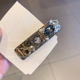 Rhinestone Hair Clip Retro Headwear Hair Accessories for Girls