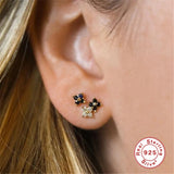 925 Silver Zircon Cartilage Earring For Women