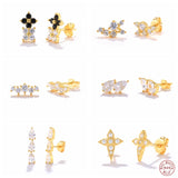 925 Silver Zircon Cartilage Earring For Women