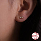 925 Silver Zircon Cartilage Earring For Women
