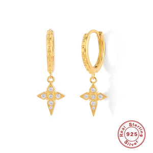 925 Silver Zircon Cartilage Earring For Women