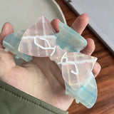 Sweet Acrylic Bowkont Grab Clip Hair Accessories for Women