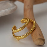 925 Silver Double Layer Line Ear Clip
