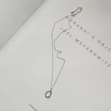 Geometric O Pendant Choker Necklace 925 Women Necklace