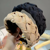 Japanese Retro Braided Twist Hair Hoop Wide Edge Pressure Sensitive Hairpin